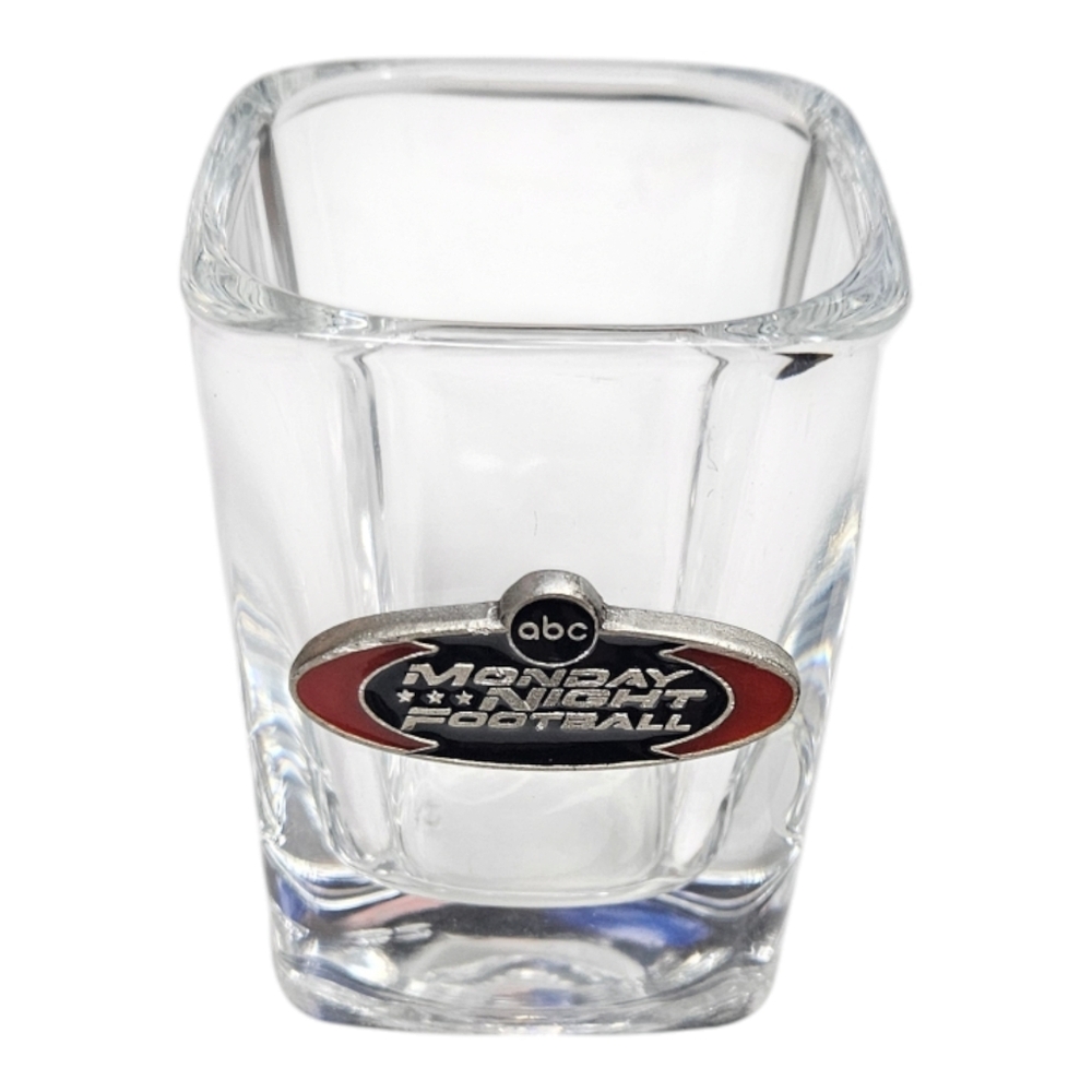 ABC Monday Night Football Square Shot Glass Hard To Find